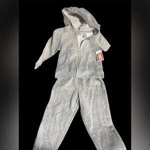 Kidgets Gray Kids Hoodie and Sweatpants Set
